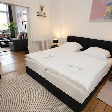 Lebenslang - - Cozy - Boxspringbed 아파트 브레멘